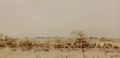 Adolph Jentsch, Landscape, Namibia, 1958, watercolour