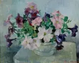 Terence McCaw, Still Life with Petunias