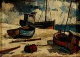 Otto Klar, Boats on the Beach