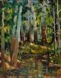 Piet van Heerden, A Woodland Stream