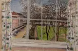 Enslin Du Plessis, Mecklenburgh Square, 1965, oil on canvas