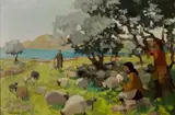 Marjorie Wallace, Tending the Sheep, Crete