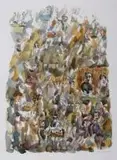 Max Wolpe, Early Friday, watercolour