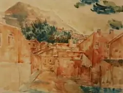 Wolf Kibel, District Six, watercolour