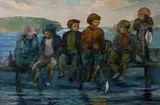 Amos Langdown, Children Fishing in the Knysna Lagoon