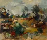 Paul du Toit, Landscape with Trees