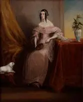 Frederick Timpson I'Ons, Portrait of Mrs Charles Pote, oil on canvas