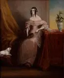 Frederick Timpson I'Ons, Portrait of Mrs Charles Pote, oil on canvas