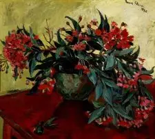 Irma Stern, Still Life with Red Flowering Gum, oil on canvas
