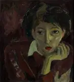 Carla by Irma Stern, oil on canvas, sold Oct 2009
