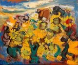 Frans Claerhout, Gathering Sunflowers