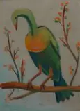 Maggie Laubser, A Bird on a Branch