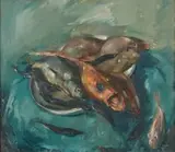 Clément Serneels, A Still Life with Fish in a Bowl