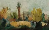 Paul du Toit, A Landscape with Aloes
