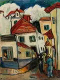 Irma Stern, White Houses Madeira