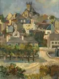Maud Sumner, A Village Scene