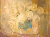 Frank Spears, A Still Life of Roses, oil on board