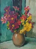 Robert Broadley, A Still Life of Flowers