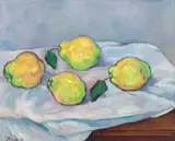 François Krige, A Still Life with Quinces, oil on canvas