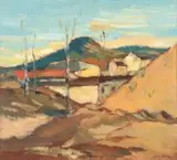 Wolf Kibel, Landscape with Hills and Houses