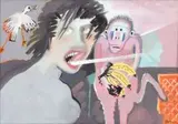 Walter Battiss, Bird, Monkey and Woman