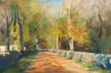 Errol Boyley, La Garonne, Franschoek, oil on canvas