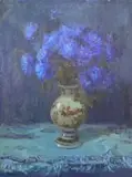 Adriaan Boshoff, Chrysanthemums in a Vase