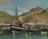 Terence McCaw, Fishing Boats in the Harbour (Hout Bay)