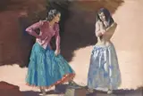 William Russell Flint, Teresita and Louise