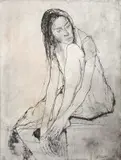 Jean Jansem, Femme Accroupie