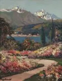 Hugo Naude, An Alpine Scene