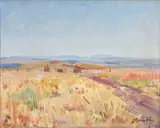 Hugo Naude, Landscape with a Road