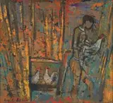 Walter Battiss, Three Korana Chickens