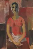 Maurice van Essche, A Seated Woman