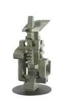 Abstract Form by Edoardo Villa, bronze with green patina, sold Sep 2009