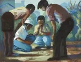 George Pemba, The Dice Players