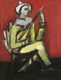 Carl Büchner, The Mandolin Player