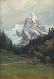 Hugo Naude, An Alpine Landscape
