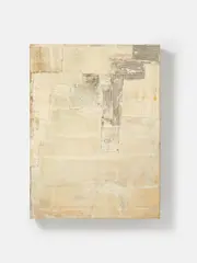 "Woodstock Nights" by Lawrence Carroll, Mischtechnik (Öl, Wachs, Leinwand, Heftklammern) auf Leinwand über Holz, sold Nov 2015