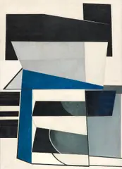 B 1/1971 by Heinrich Siepmann, Öl auf Leinwand, sold Nov 2015