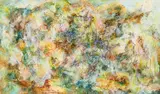 Bernard Schultze, "Südliche Landschaft", Mischtechnik auf Karton