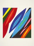 Ernst Wilhelm Nay, Farblitho 1968-2 (NOR), Farblithografie auf BFK RIVES (Wasserzeichen)