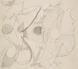Ernst Wilhelm Nay, Prometheus, Bleistift auf leichtem Papier