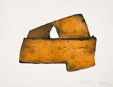 Pierre Soulages, Eau-forte XX, Farbaquatinta auf ARCHES FRANCE (Wasserzeichen)