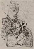 El Cid, from the Five Spanish Immortals series by Salvador Dalí, Etching, sold Sep 2020