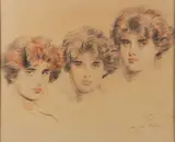 Paul César Helleu, Three Heads