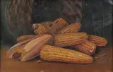 Still Life with Corn - by Attributed to & Circle of Alfred Montgomery, Oil on canvas, sold Jun 2020