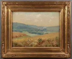 Summer Landscapes - by Nicholas Richard Brewer, Oil on board, sold Jun 2020
