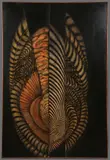 Ralph N. Woehrman, Organic Abstract Composition, Oil on canvas