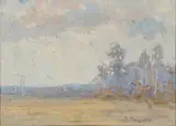 Frederick F. Fursman, Early Autumn Landscape, Oil on canvas